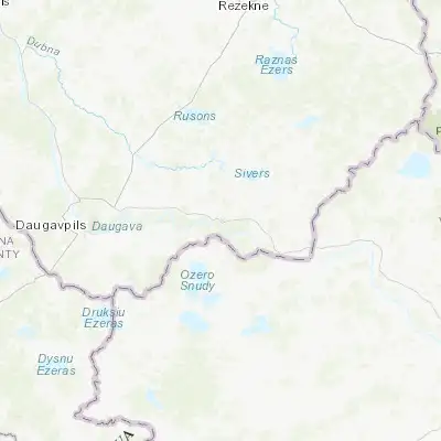 Map showing location of Krāslava (55.895140, 27.167990)