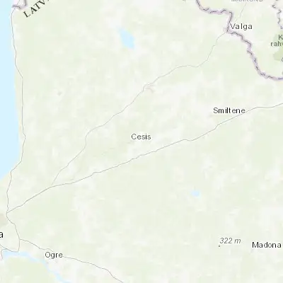 Map showing location of Priekuļi (57.315000, 25.361470)