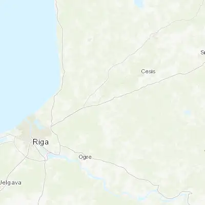 Map showing location of Sigulda (57.153750, 24.859530)