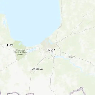 Map showing location of Vecrīga (56.949660, 24.104180)