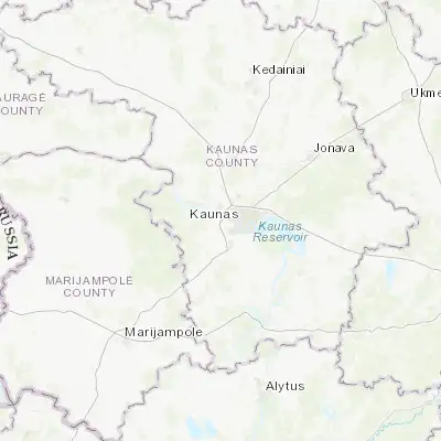 Map showing location of Akademija (Kaunas) (54.896400, 23.824110)
