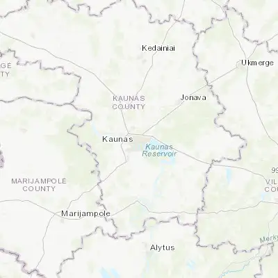 Map showing location of Dainava (Kaunas) (54.915250, 23.968310)