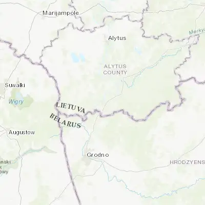 Map showing location of Druskininkai (54.015730, 23.987030)