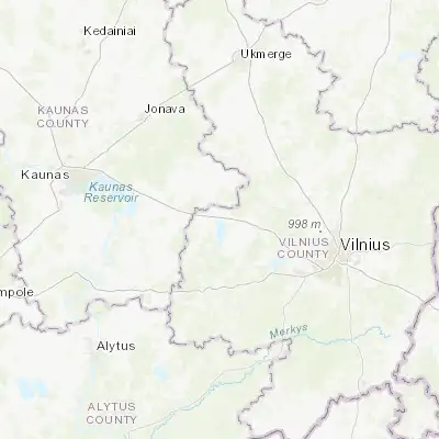 Map showing location of Elektrėnai (54.785440, 24.663020)