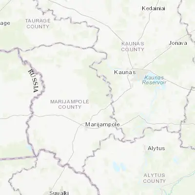 Map showing location of Kazlų Rūda (54.749000, 23.490000)