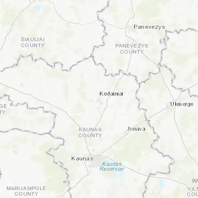Map showing location of Kėdainiai (55.287820, 23.972750)