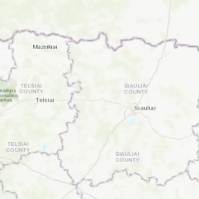 Map showing location of Kuršėnai (56.003180, 22.936620)