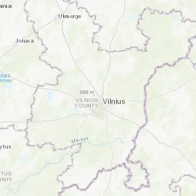 Map showing location of Pašilaičiai (54.734290, 25.219120)