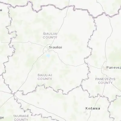 Map showing location of Radviliskis (55.816670, 23.533330)