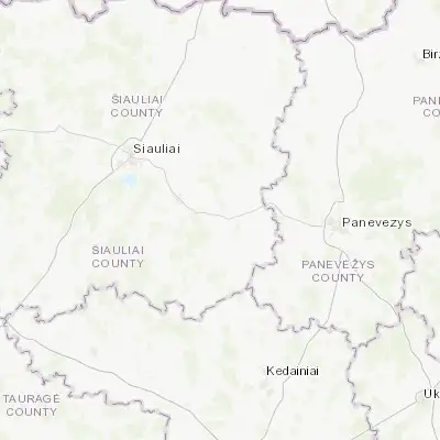 Map showing location of Šeduva (55.749300, 23.756100)