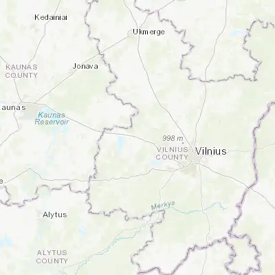Map showing location of Vievis (54.772580, 24.811290)