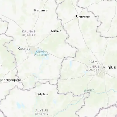 Map showing location of Žiežmariai (54.807250, 24.440730)