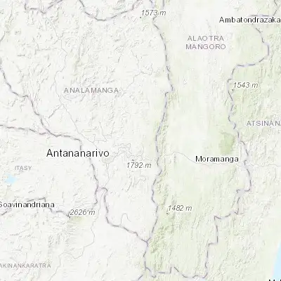 Map showing location of Ambohitseheno (-18.783330, 47.800000)