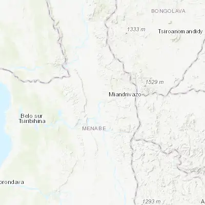 Map showing location of Miandrivazo (-19.529050, 45.455590)