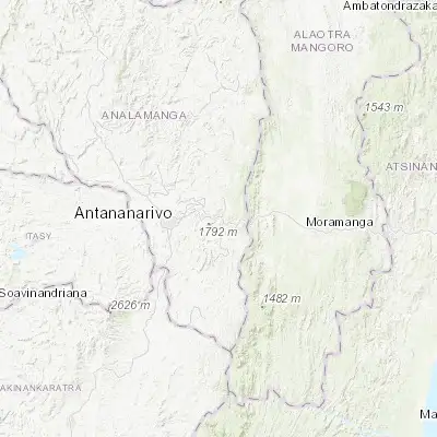 Map showing location of Sambaina (-18.900000, 47.783330)