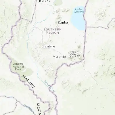Map showing location of Luchenza (-16.006930, 35.309470)