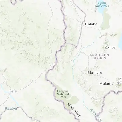 Map showing location of Mwanza (-15.602620, 34.524790)