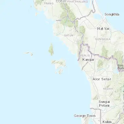 Map showing location of Kampung Kilim (6.405500, 99.850200)