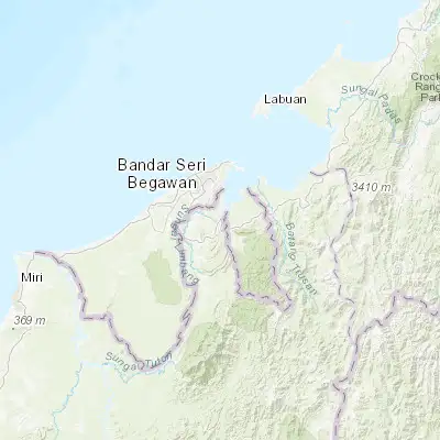 Map showing location of Limbang (4.750000, 115.000000)