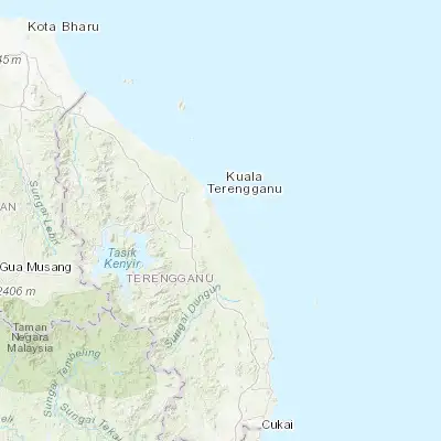 Map showing location of Marang (5.205600, 103.205900)