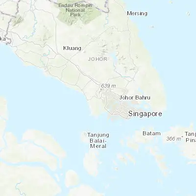 Map showing location of Pekan Nenas (1.510000, 103.514100)
