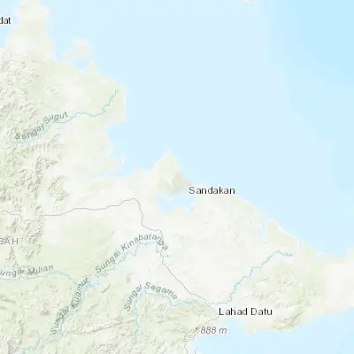 Map showing location of Taman Rajawali (5.894770, 118.045760)