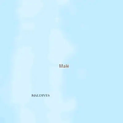 Map showing location of Hulhumale (4.211690, 73.540080)