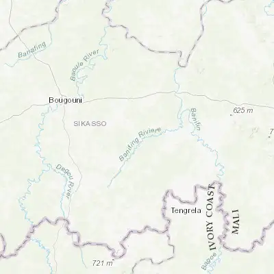 Map showing location of Kolondiéba (11.089430, -6.892900)