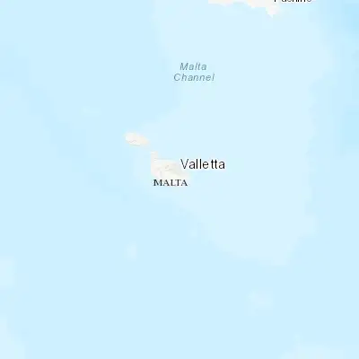 Map showing location of Għaxaq (35.848890, 14.516670)