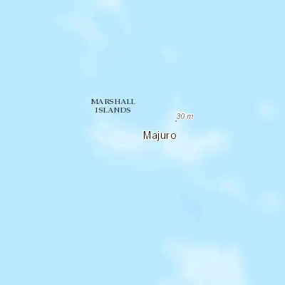 Map showing location of Majuro (7.089710, 171.380270)