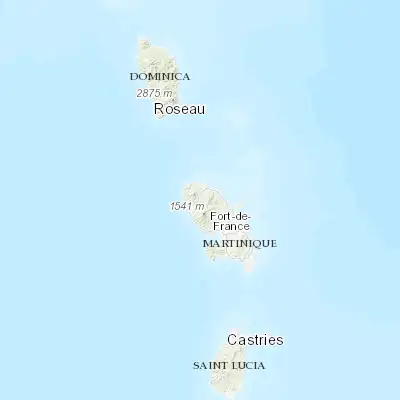 Map showing location of Le Morne-Rouge (14.776100, -61.135640)