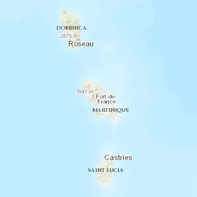 Map showing location of Saint-Joseph (14.670990, -61.039050)