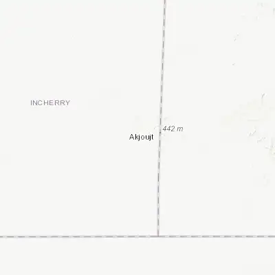 Map showing location of Akjoujt (19.746570, -14.385310)