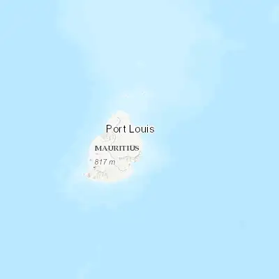 Map showing location of Quatre Cocos (-20.201510, 57.774480)