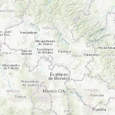 Map showing location of Acayuca (20.025670, -98.841100)