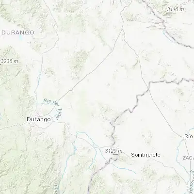 Map showing location of Antonio Amaro (24.276840, -104.018730)