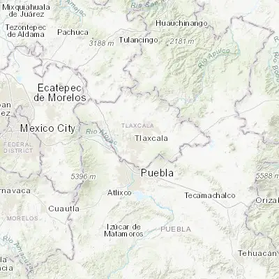 Map showing location of Apetatitlán Antonio Carbajal (19.336220, -98.179120)