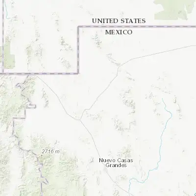 Map showing location of Ascención (31.100000, -107.983330)