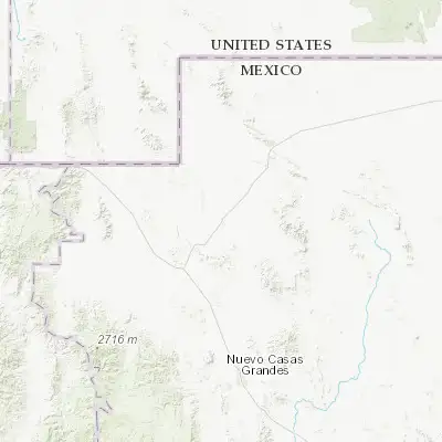 Map showing location of Ascensión (31.092600, -107.996870)