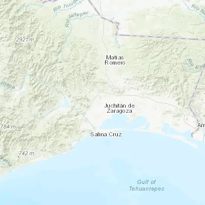 Map showing location of Asunción Ixtaltepec (16.503150, -95.061210)
