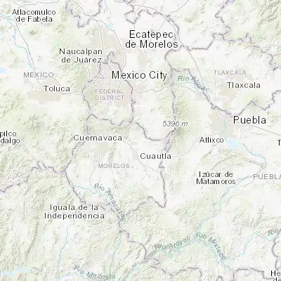Map showing location of Atlatlahucan (18.934130, -98.898200)