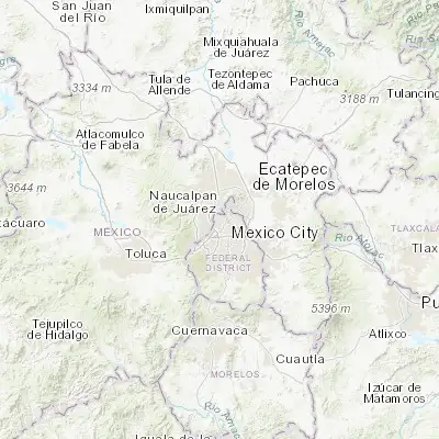 Map showing location of Azcapotzalco (19.486980, -99.185940)