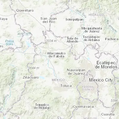 Map showing location of Barrio Cuarto (La Loma) (19.768610, -99.676940)