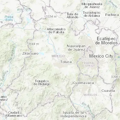 Map showing location of Barrio Santa Cruz (19.351390, -99.662780)