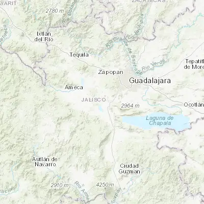 Map showing location of Bellavista (20.434080, -103.637420)