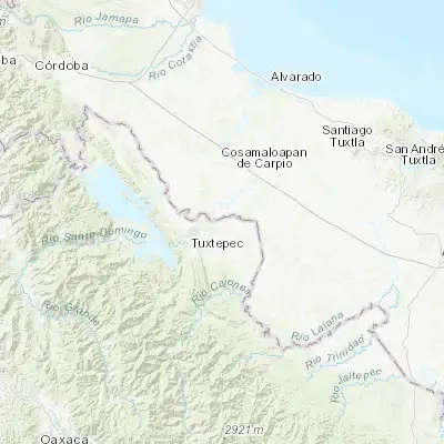 Map showing location of Benemérito Juárez (18.119440, -96.001940)