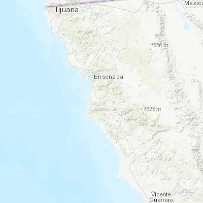 Map showing location of Benito García (El Zorrillo) (31.671110, -116.511390)