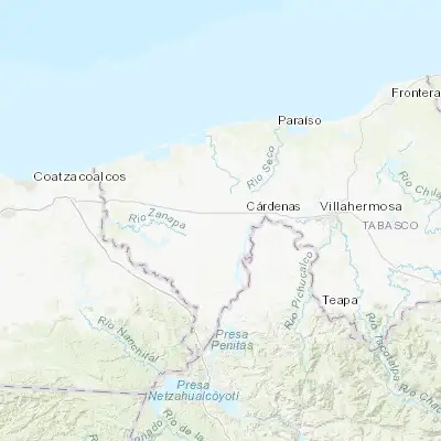 Map showing location of C-32 (Licenciado Francisco Trujillo Gurría) (17.968330, -93.501390)