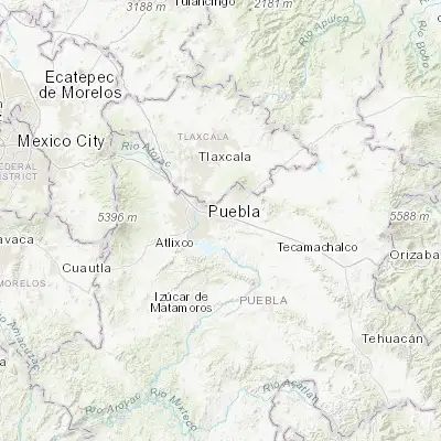 Map showing location of Casa Blanca (19.042220, -98.118890)
