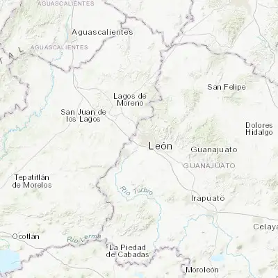 Map showing location of Centro Familiar la Soledad (21.135000, -101.749720)